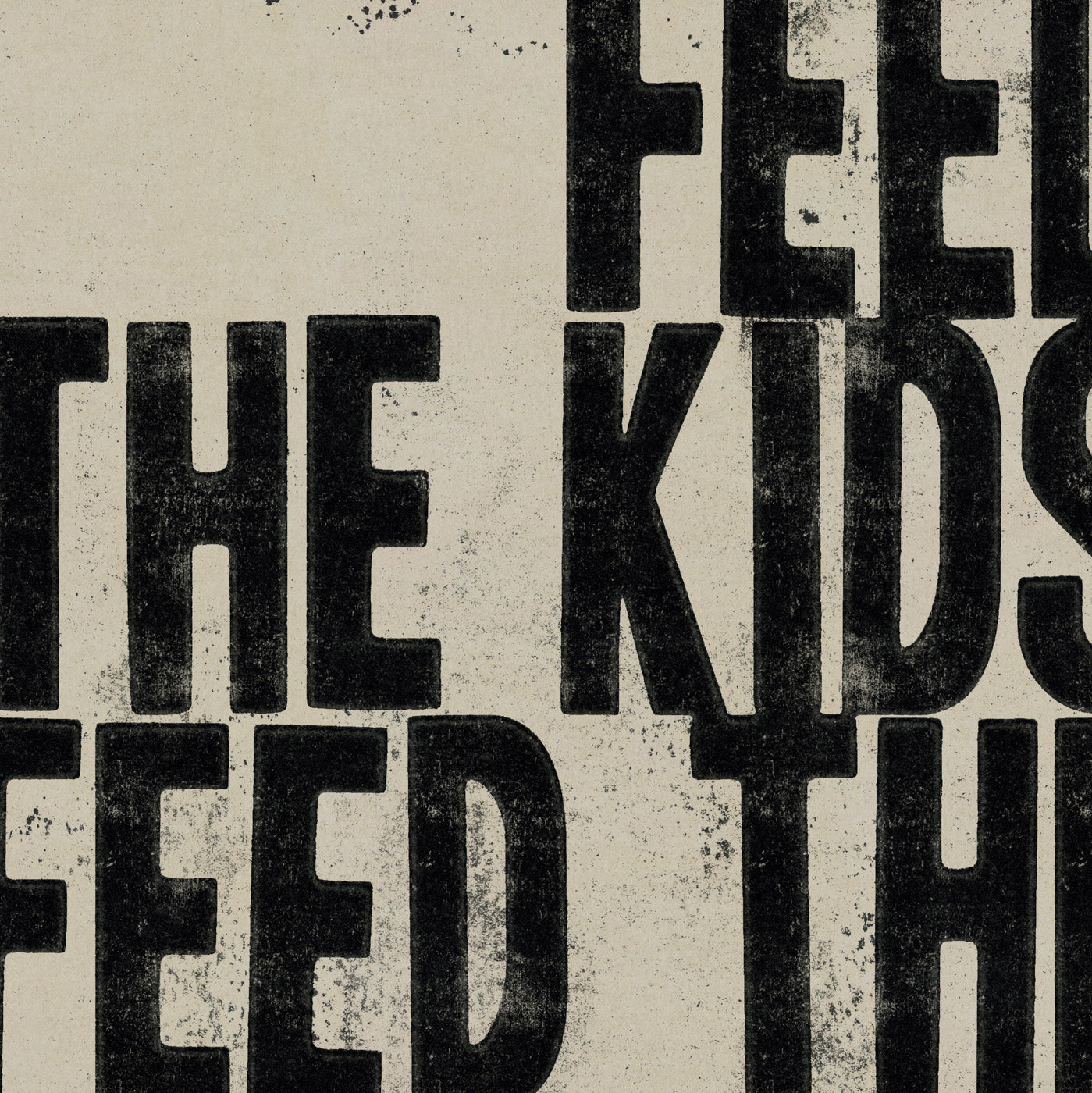 Feed The Kids Feed the Cat parenting and everyday family life art print