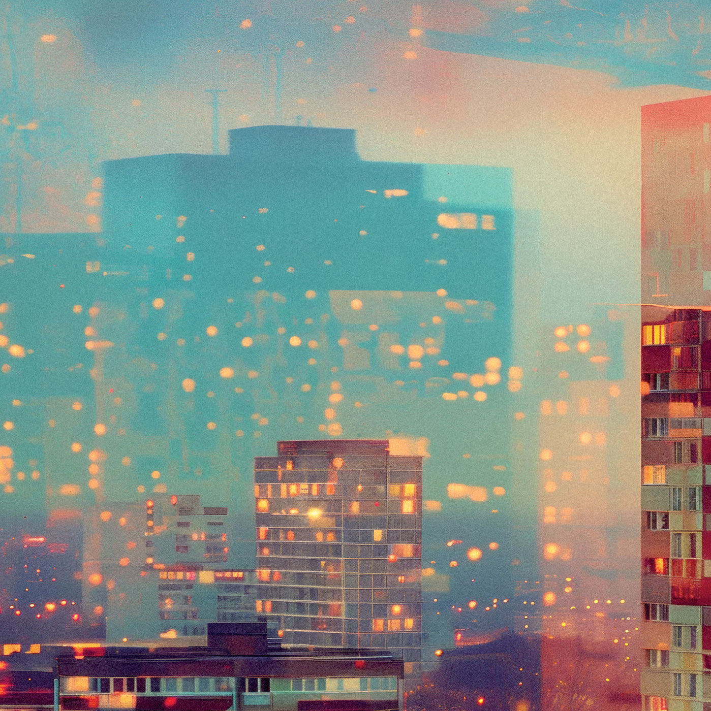City At Night - Liminal Spaces No. 6 - Contemporary Photography Print