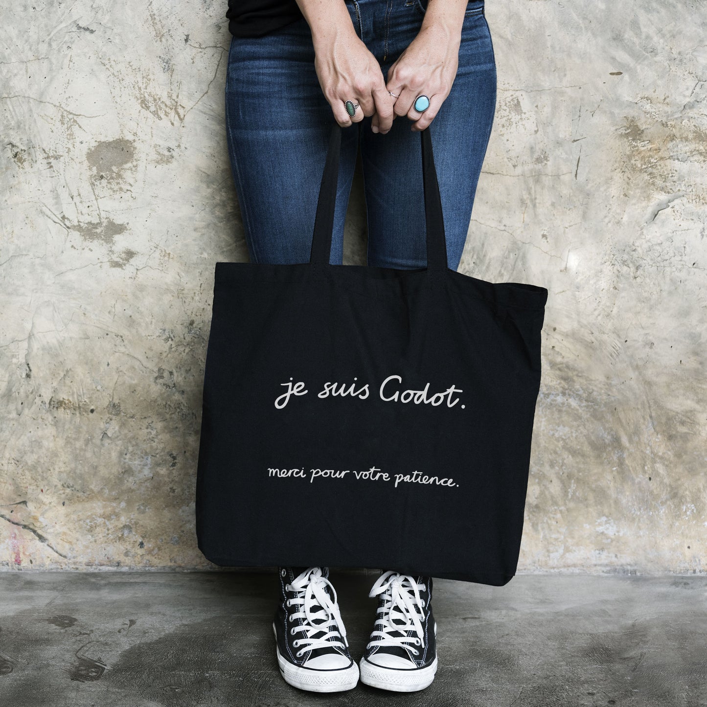 Je Suis Godot Tote Bag