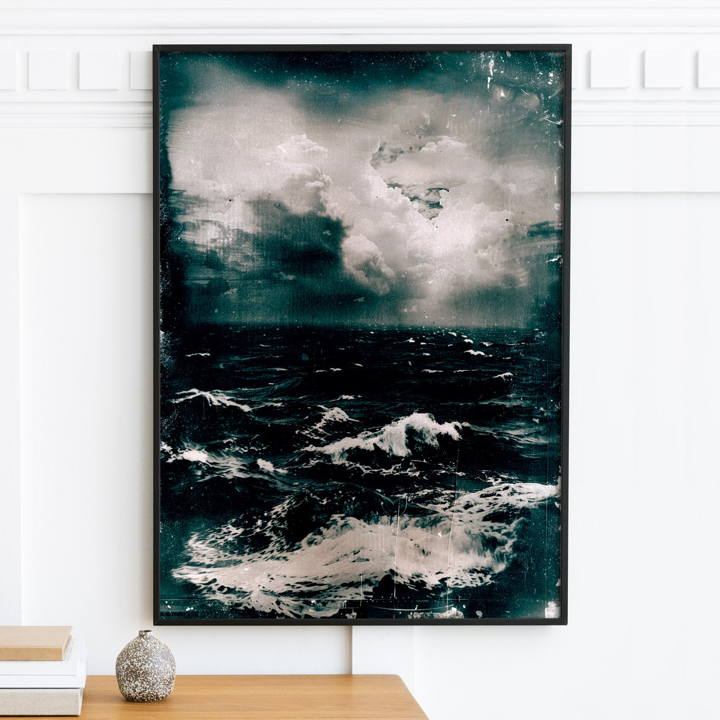 The North Sea Photographic Print no 3 - Vintage Style Early Photography