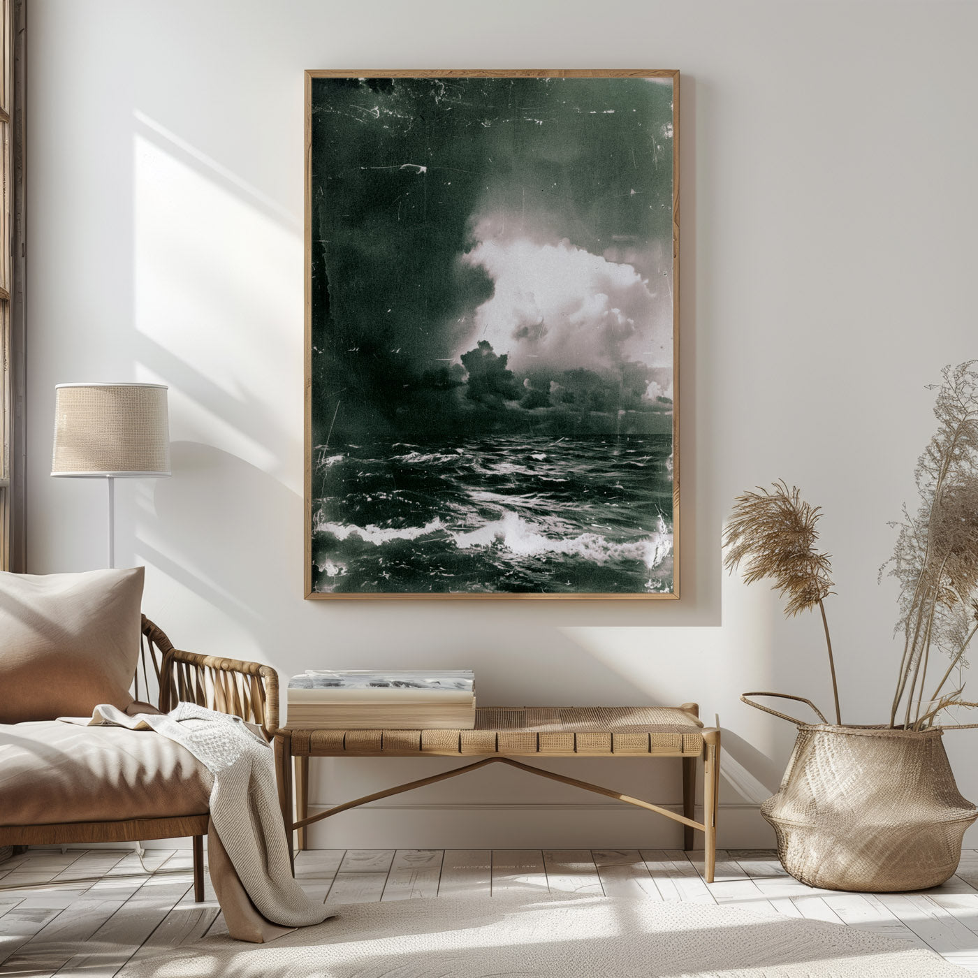 The North Sea Photographic Print no 1 - Vintage Style Early Photography