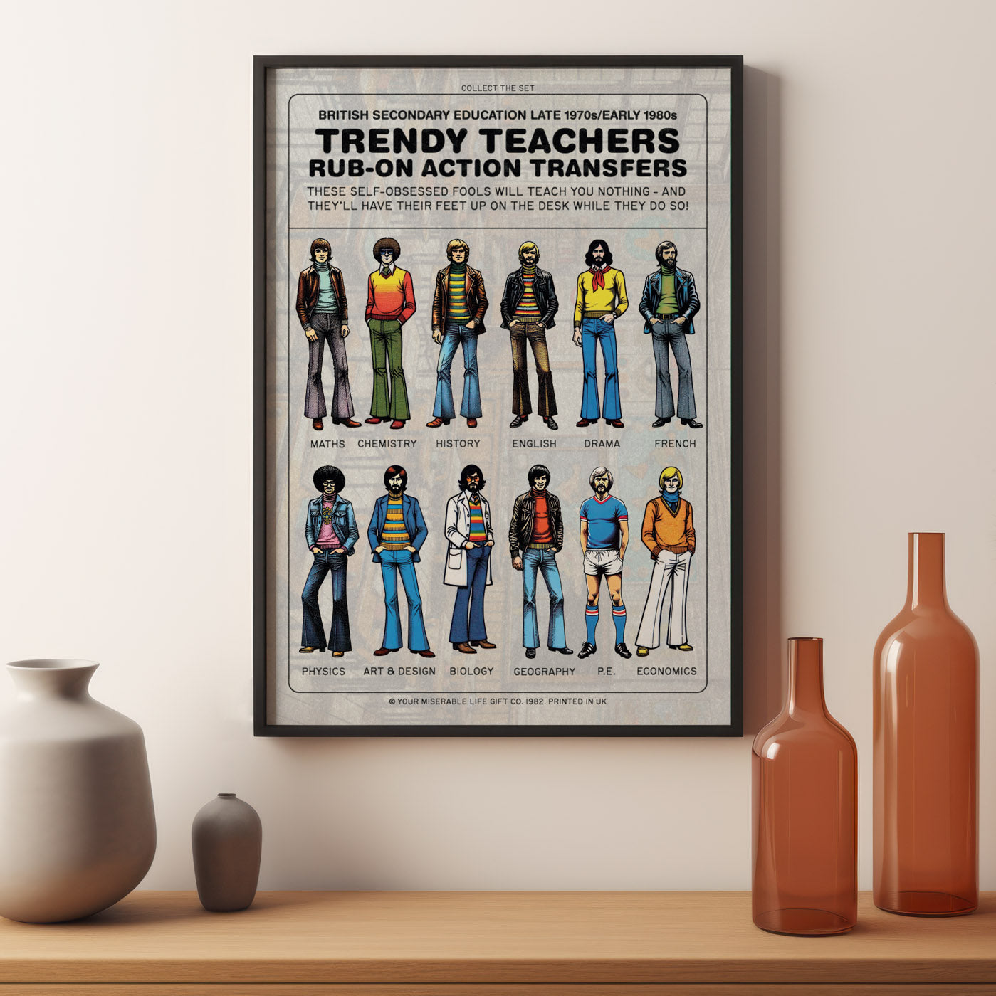 Trendy Teachers Art Print