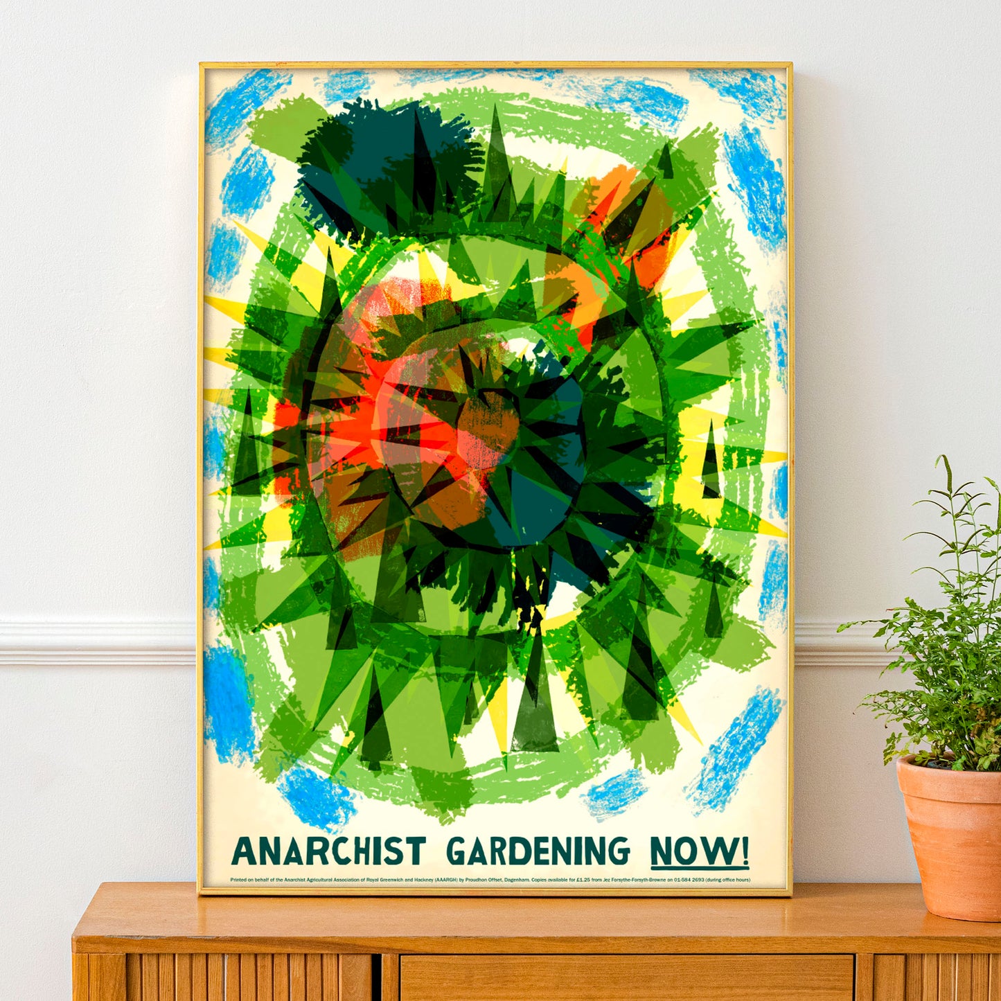 Anarchist Gardening Now! Poster