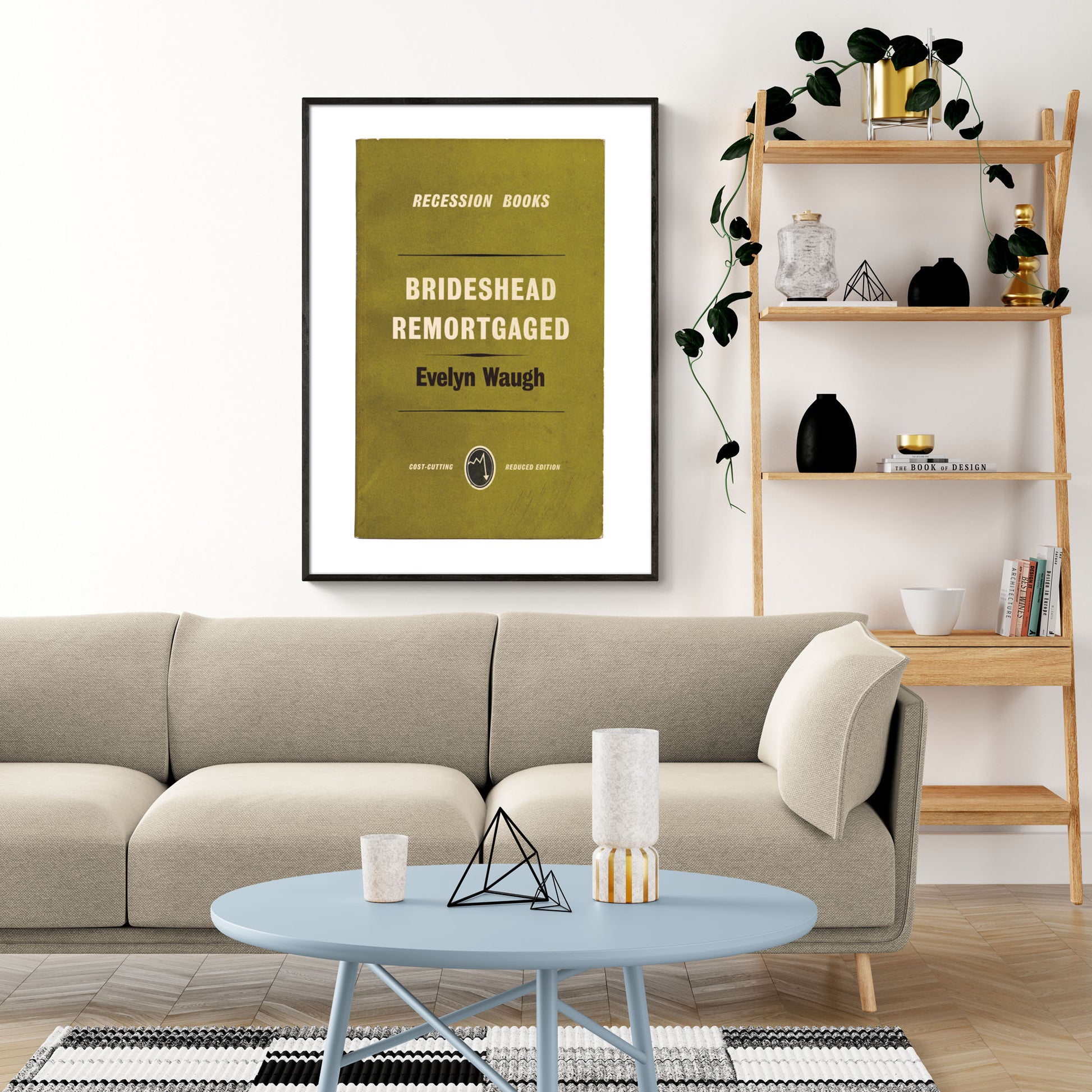 Brideshead Remortgaged Book Cover Print