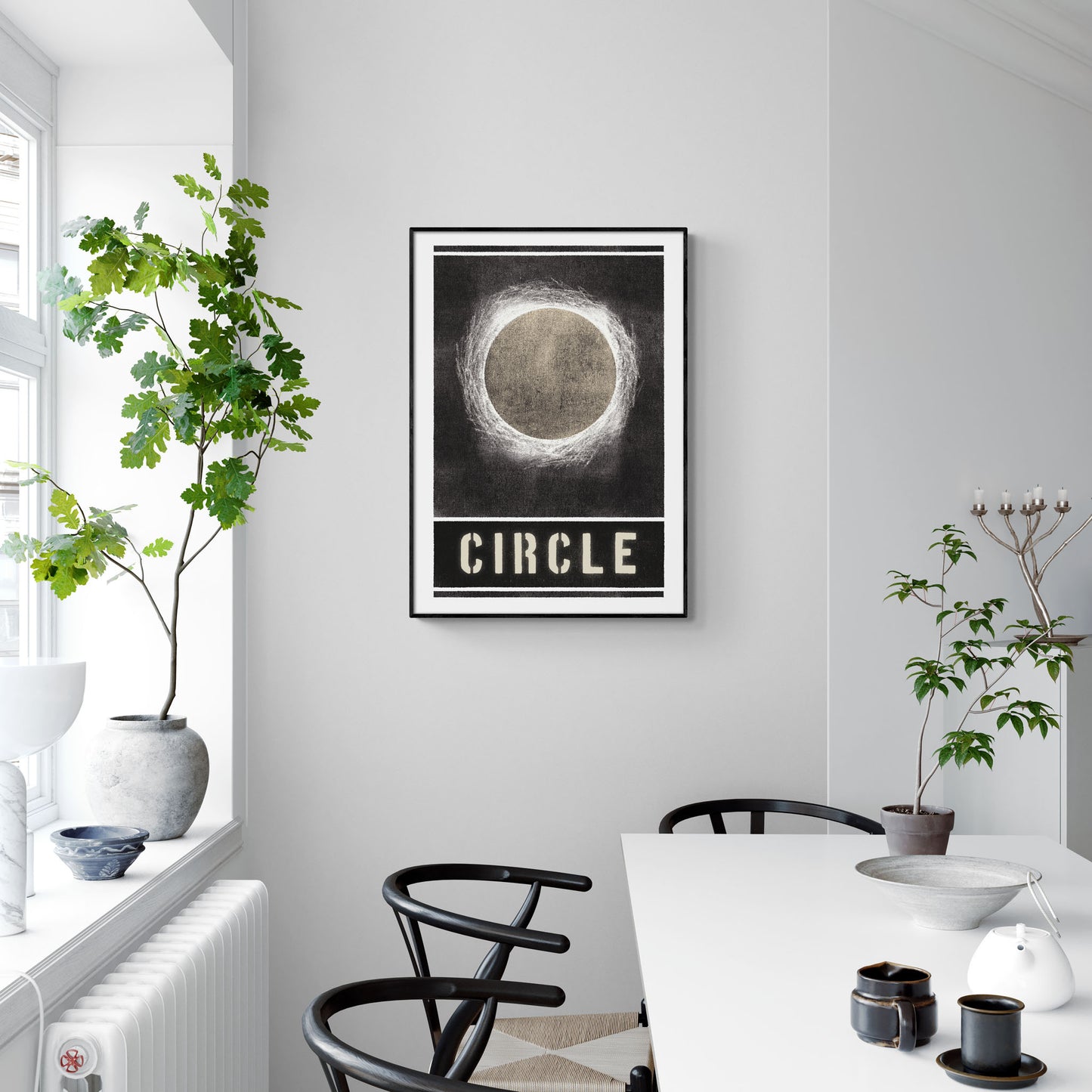 Circle Geometric Art Print