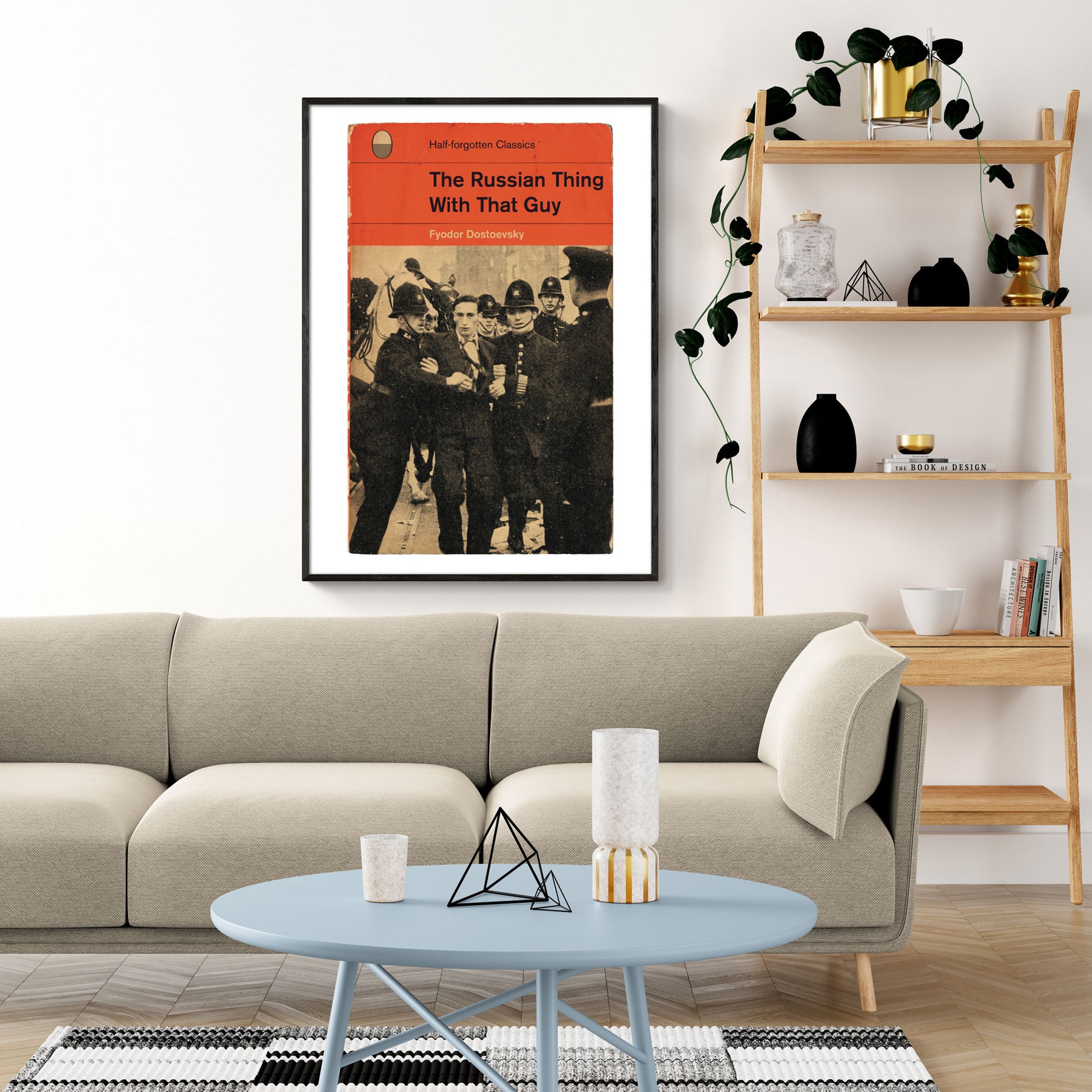 Fyodor Dostoevsky Crime and Punishment Book Cover Poster Print