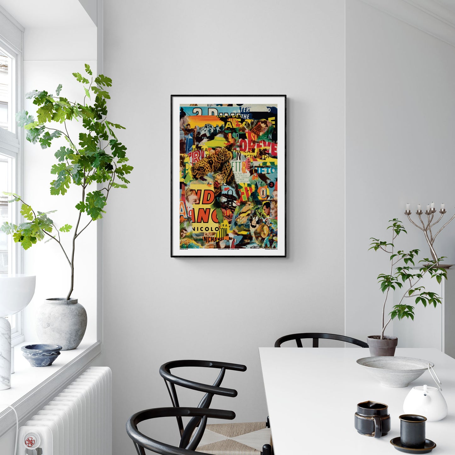 Hollywood Movie Poster Modern Art Collage Print