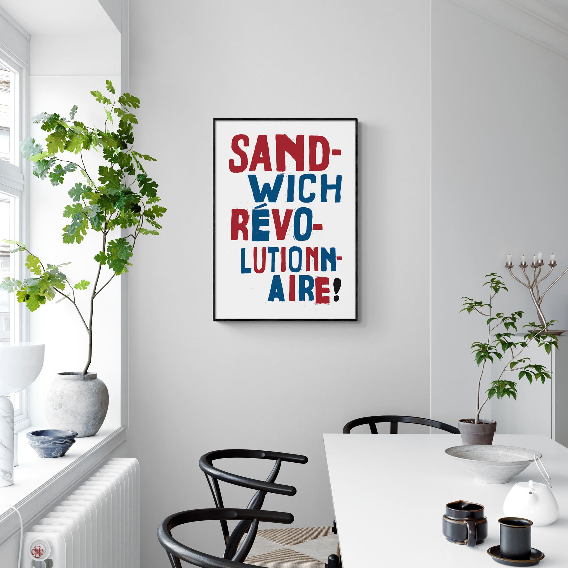 Sandwich Revolutionnaire! Protest Poster
