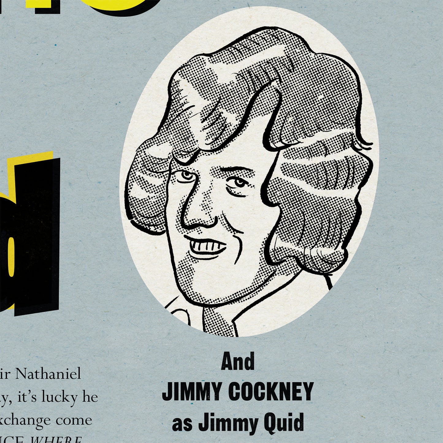 Lend Me A Quid Sitcom TV Studio Poster