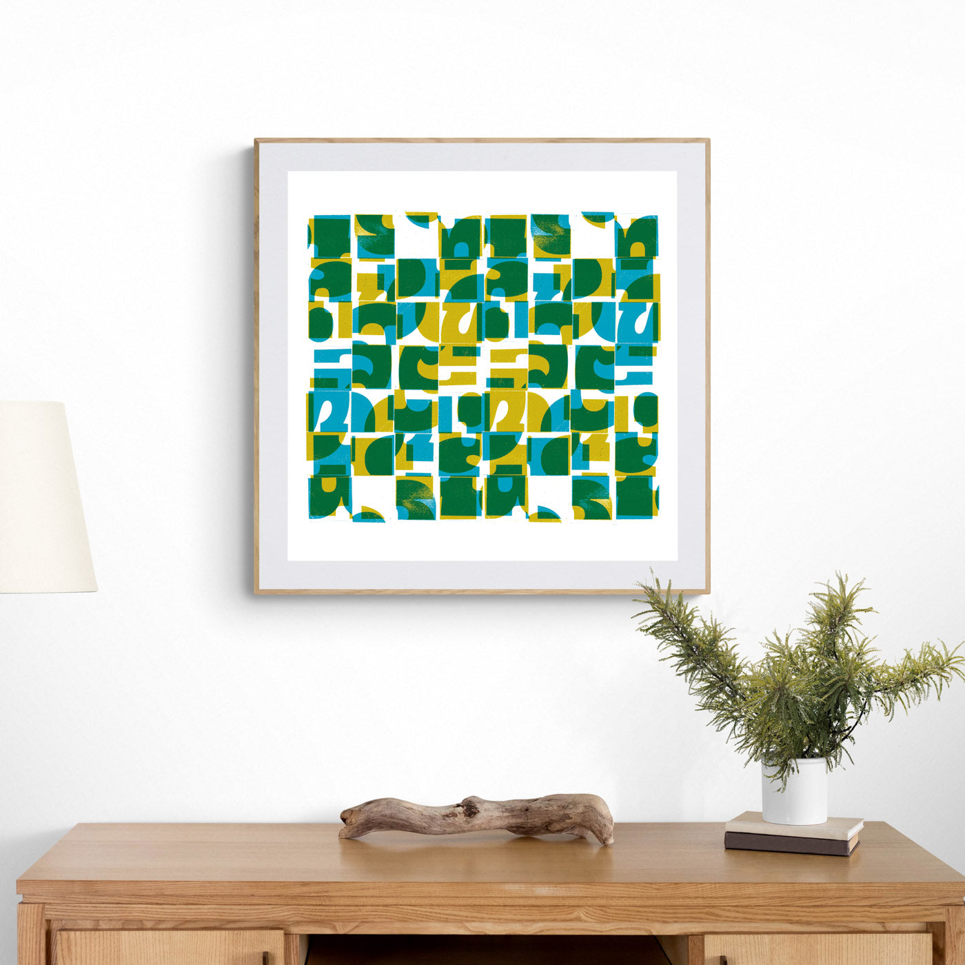 'Minimalist Music' Typographic Collage Print