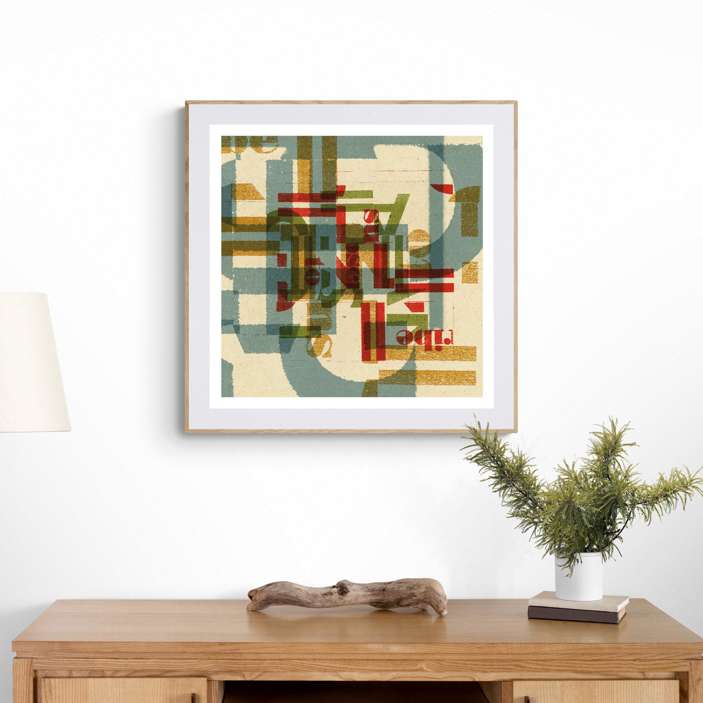 Constructivist Typographic Collage Print