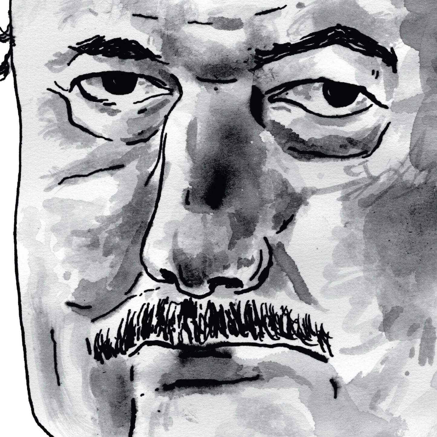 Ernest Hemingway Portrait Poster Print