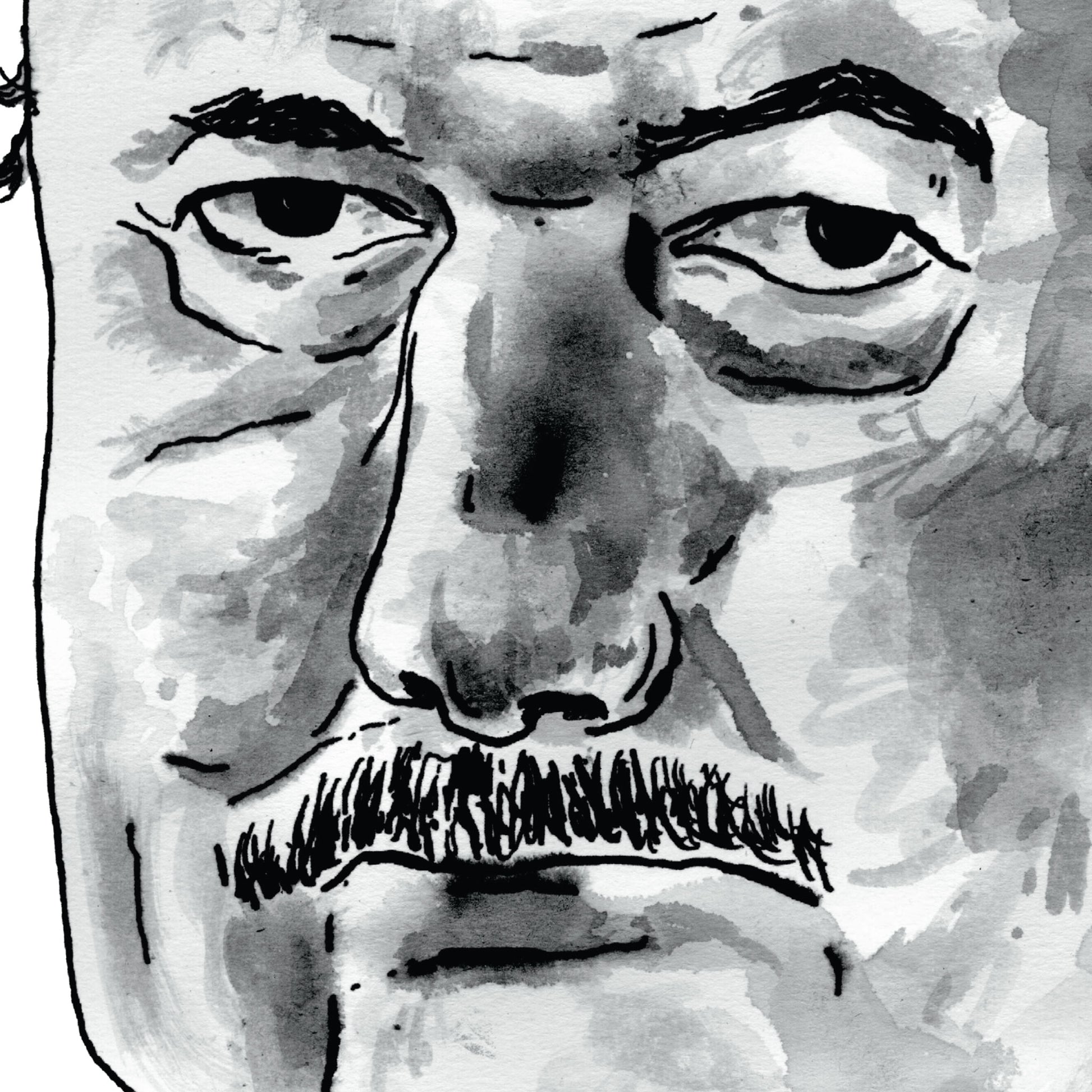 Ernest Hemingway Portrait Poster Print