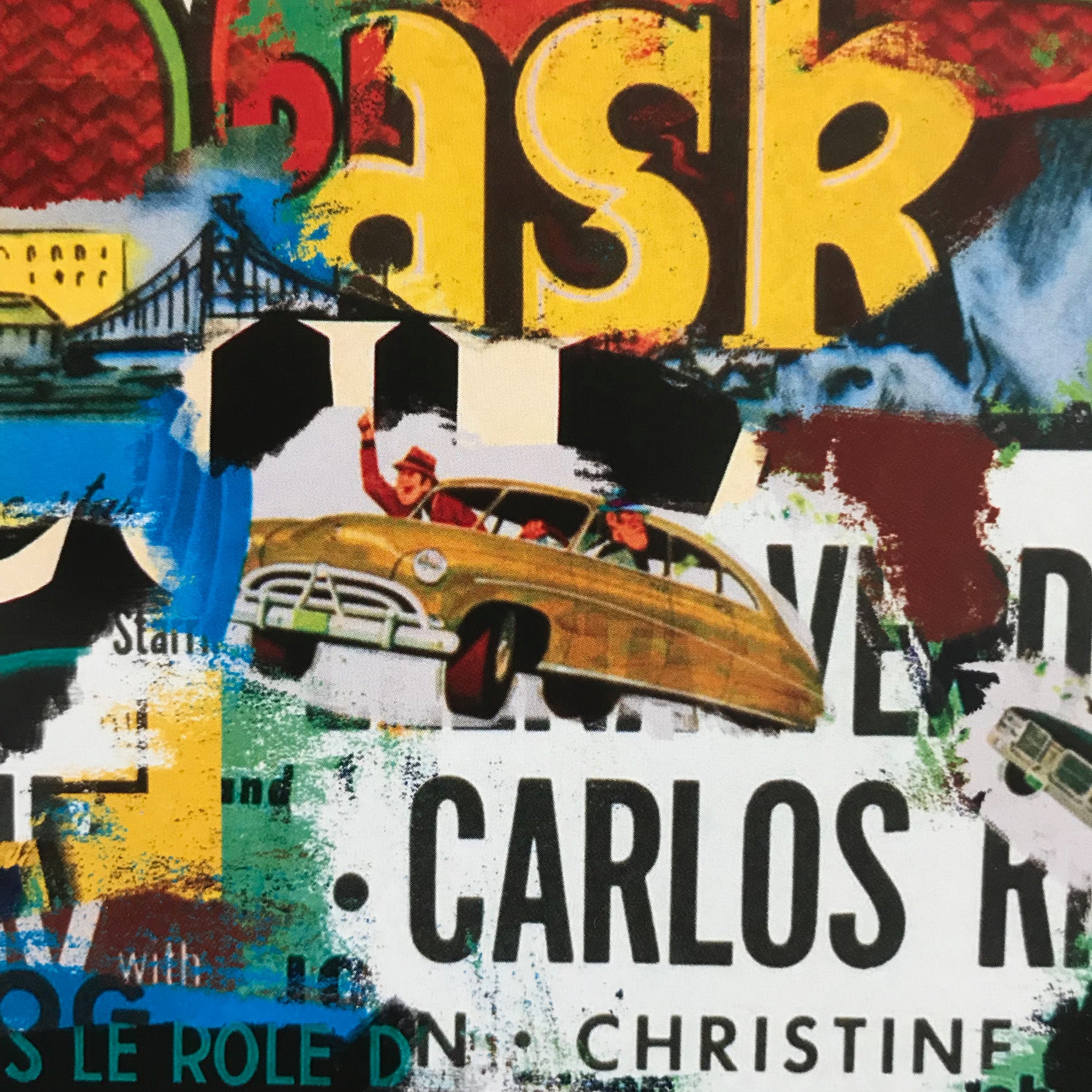 Movie Poster Modern Art Collage Print