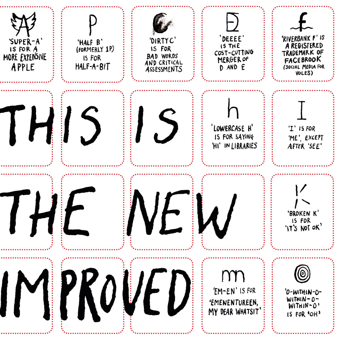 New Improved Alphabet Poster Print Edit alt text