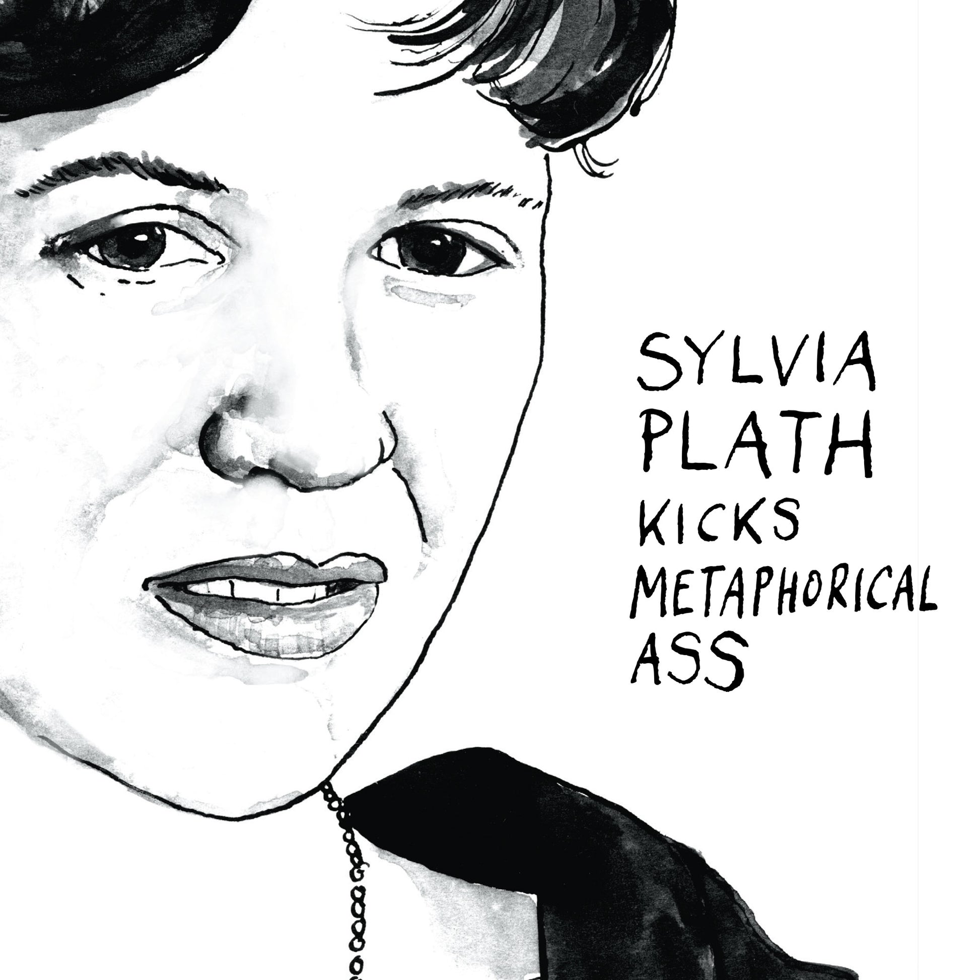 Sylvia Plath Portrait Poster Print