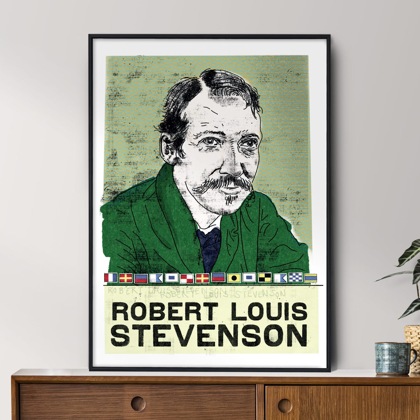 Robert Louis Stevenson Portrait Print