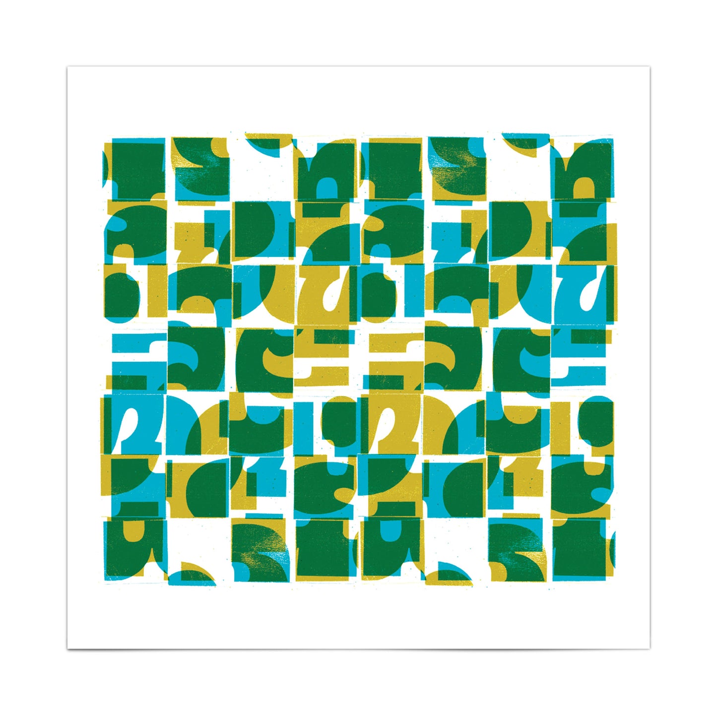 'Minimalist Music' Typographic Collage Print