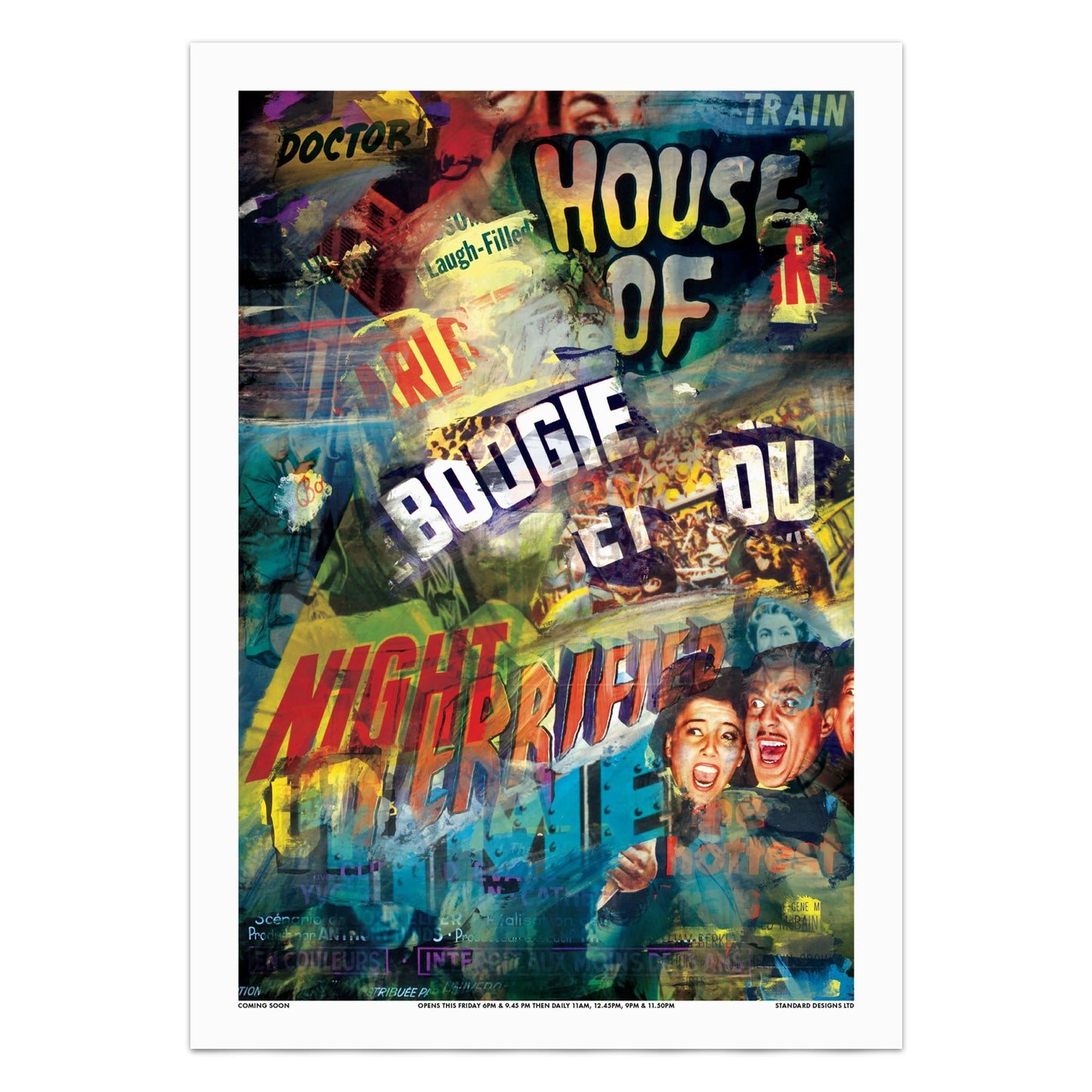 Modern Art Movie Poster Collage Print