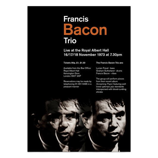 Francis Bacon Trio Jazz Concert Poster