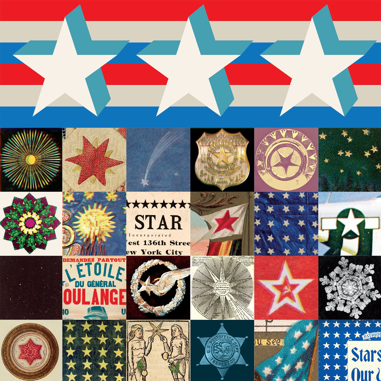 Pop Art Stars And Stripes Print