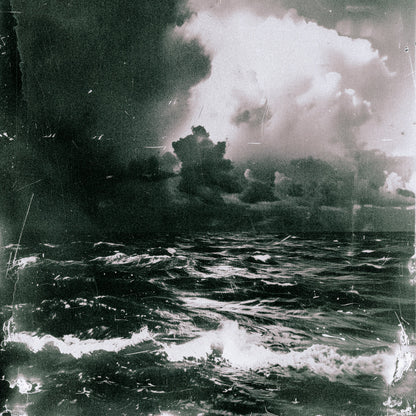 The North Sea Photographic Print no 1 - Vintage Style Early Photography