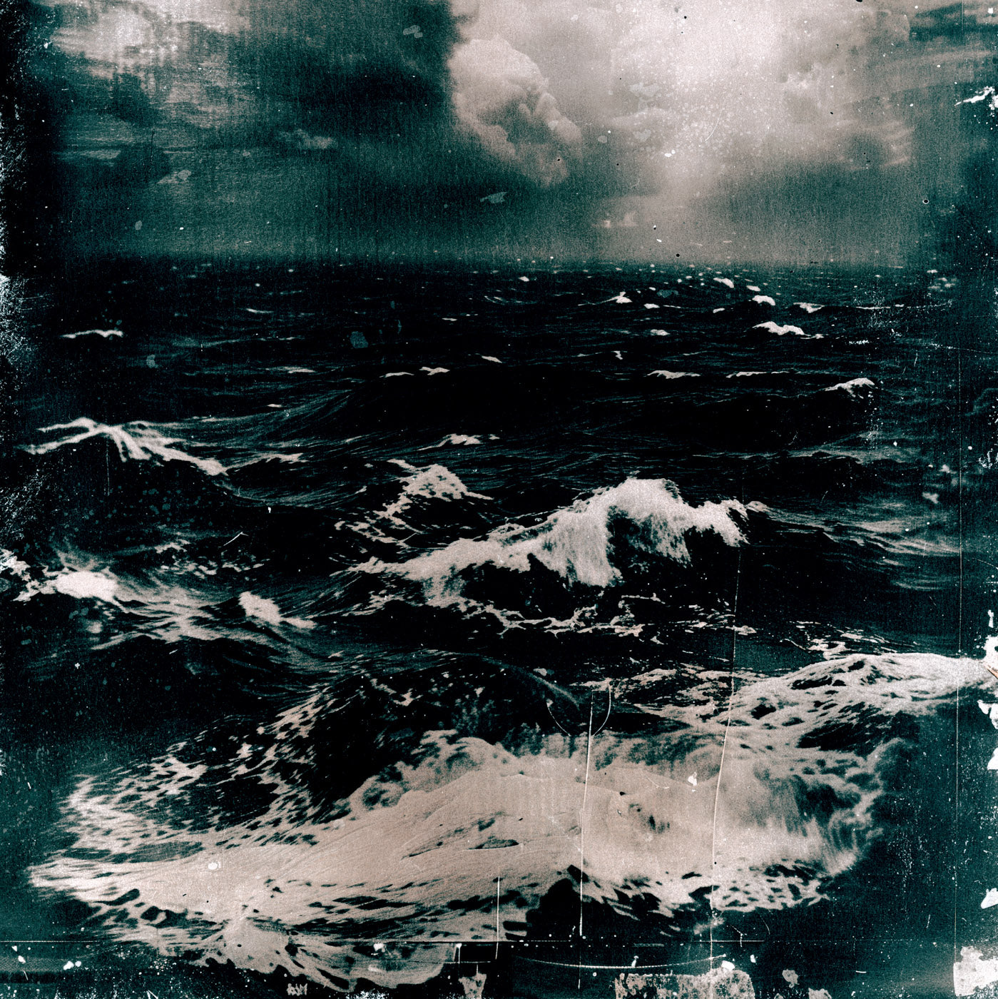 The North Sea Photographic Print no 3 - Vintage Style Early Photography