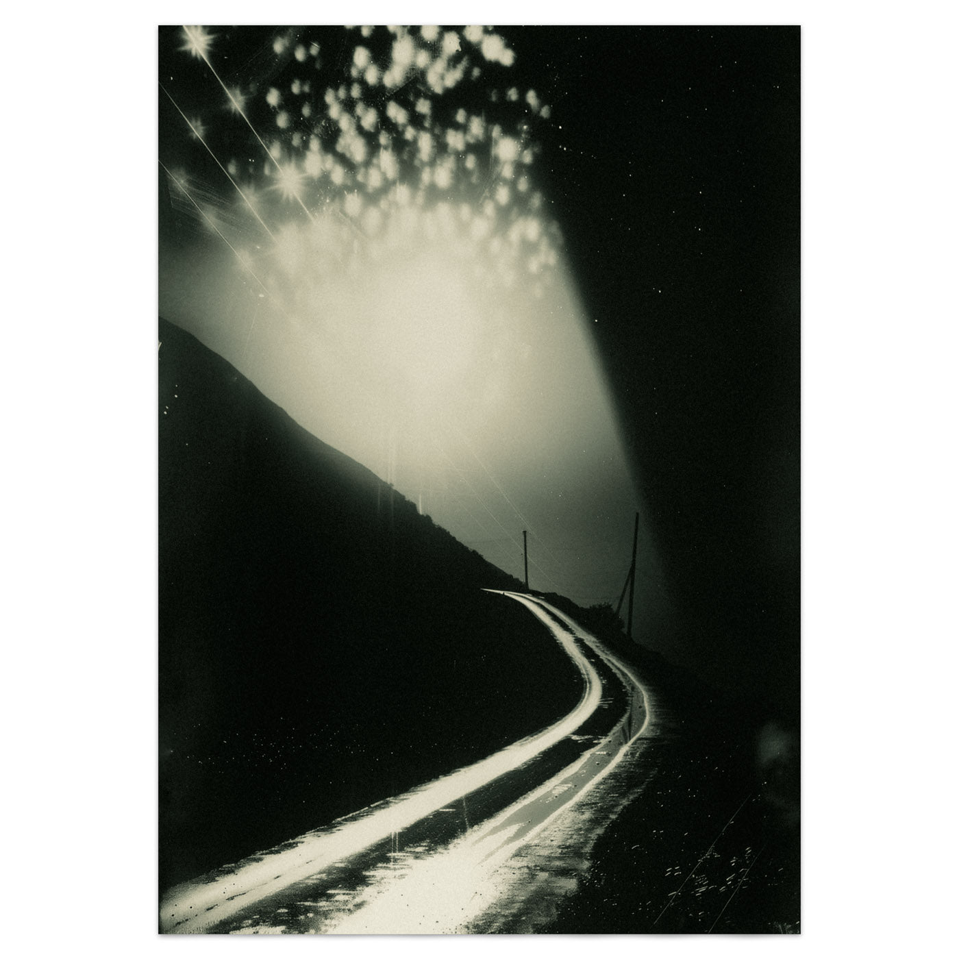 Italy At Night No. 5 - Fireworks Over The Italian Countryside