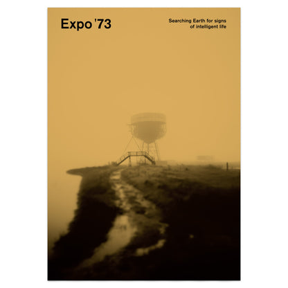 Expo '73 Poster - Searching Earth For Signs Of Intelligent Life