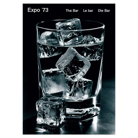 Expo '73 Poster - The Bar (Black and White Versions)