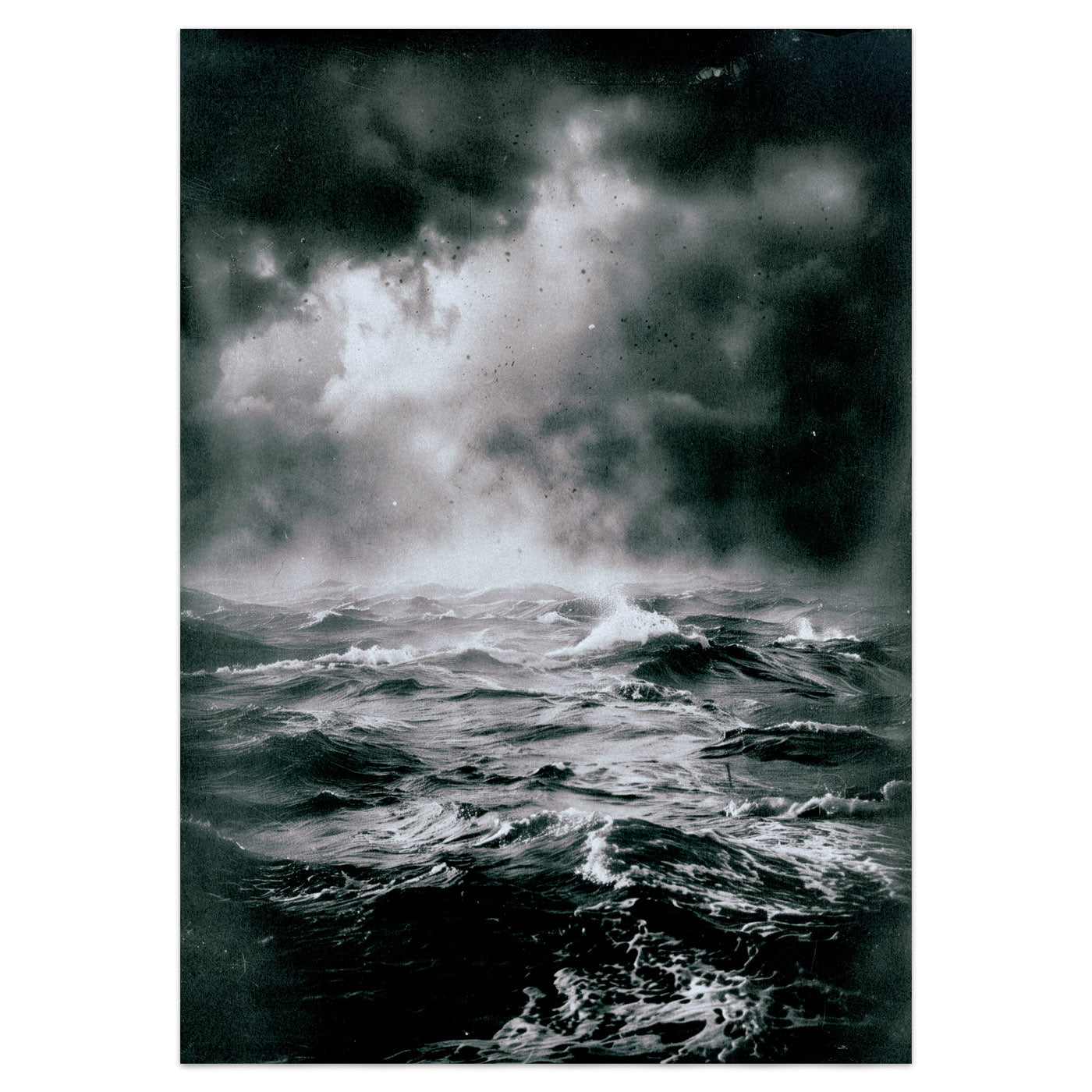 The North Sea Photographic Print no 2 - Vintage Style Early Photography