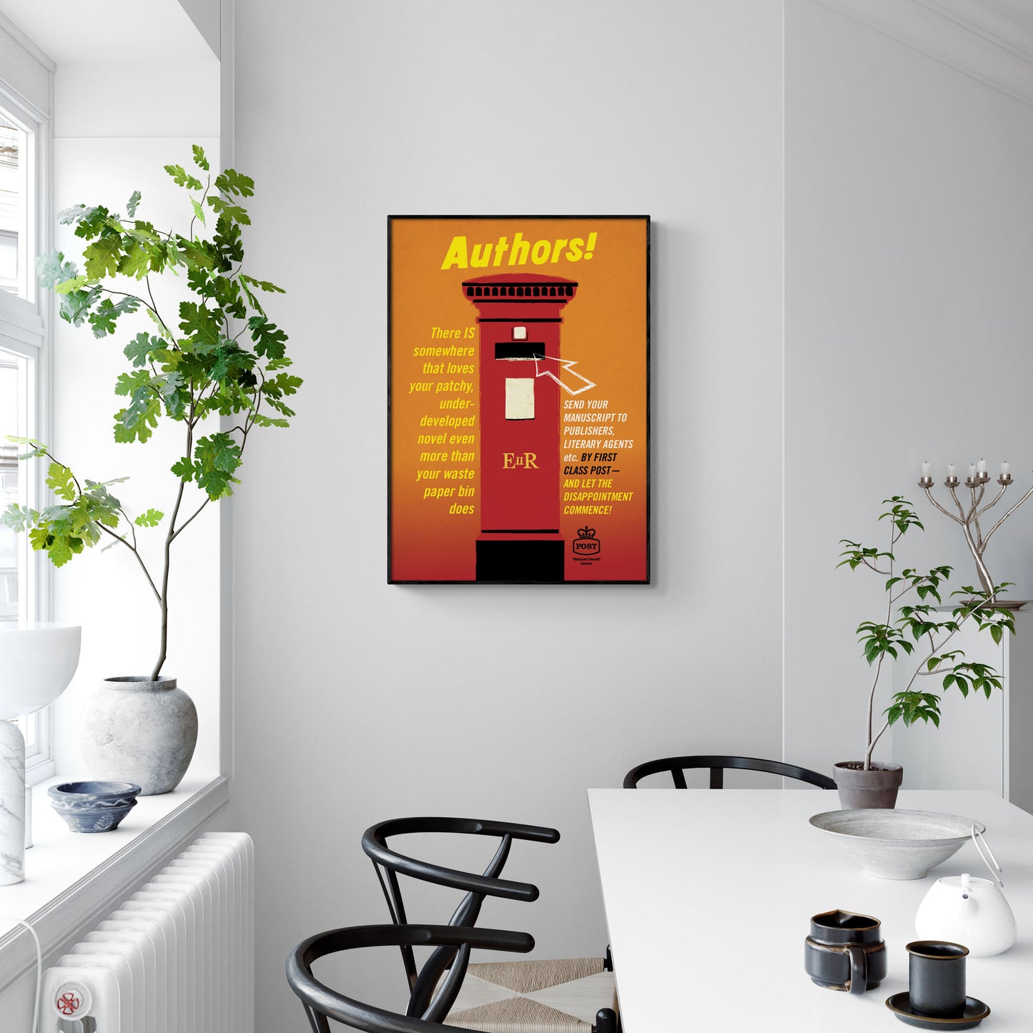 Authors! Advice For Writers Post Box Poster Print