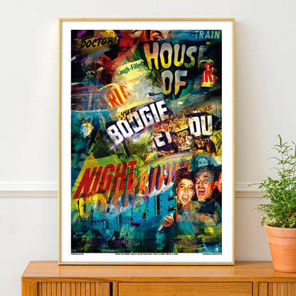 Modern Art Movie Poster Collage Print