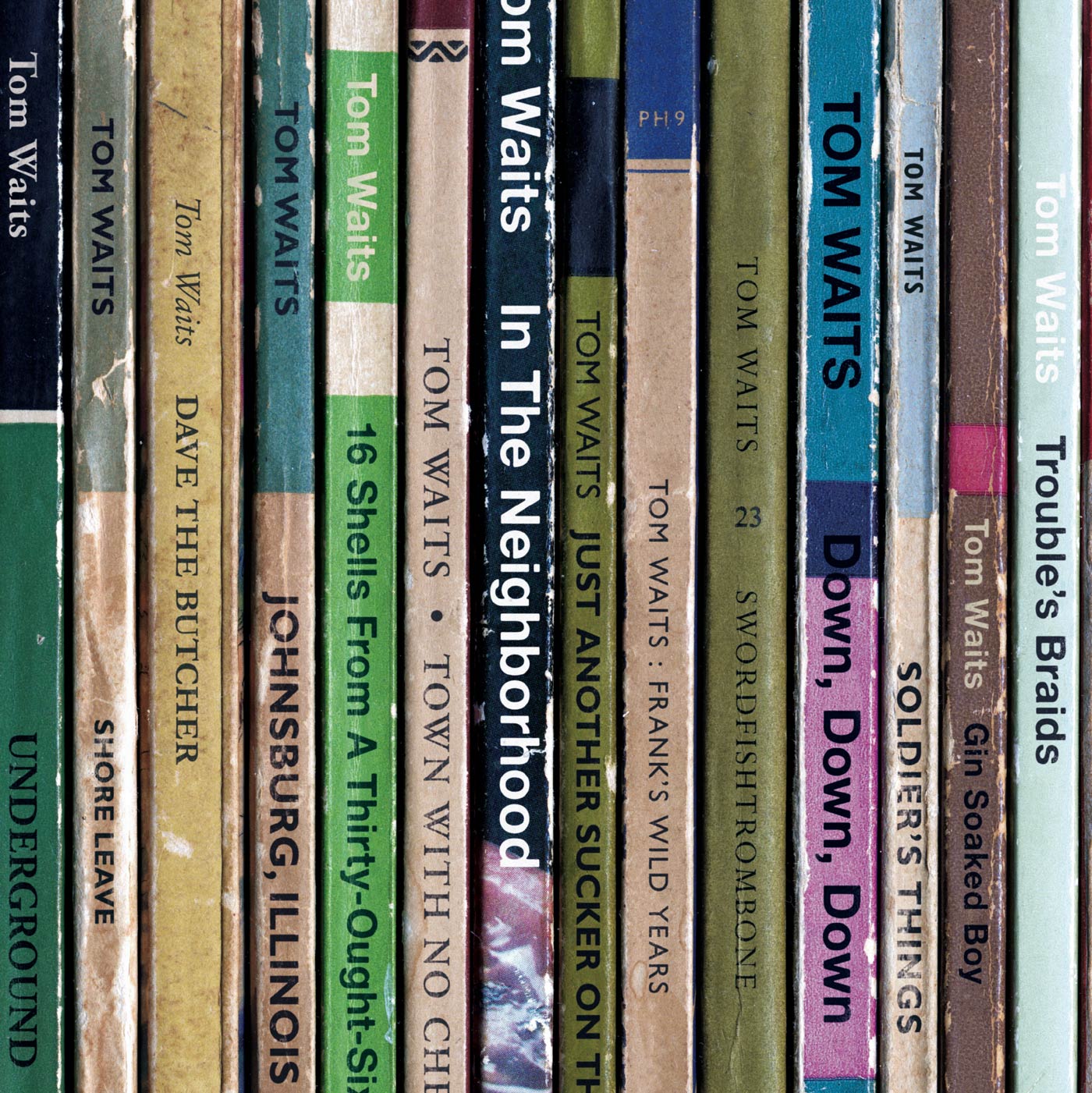 Tom Waits 'Swordfishtrombones' Album As Penguin Books Poster Print