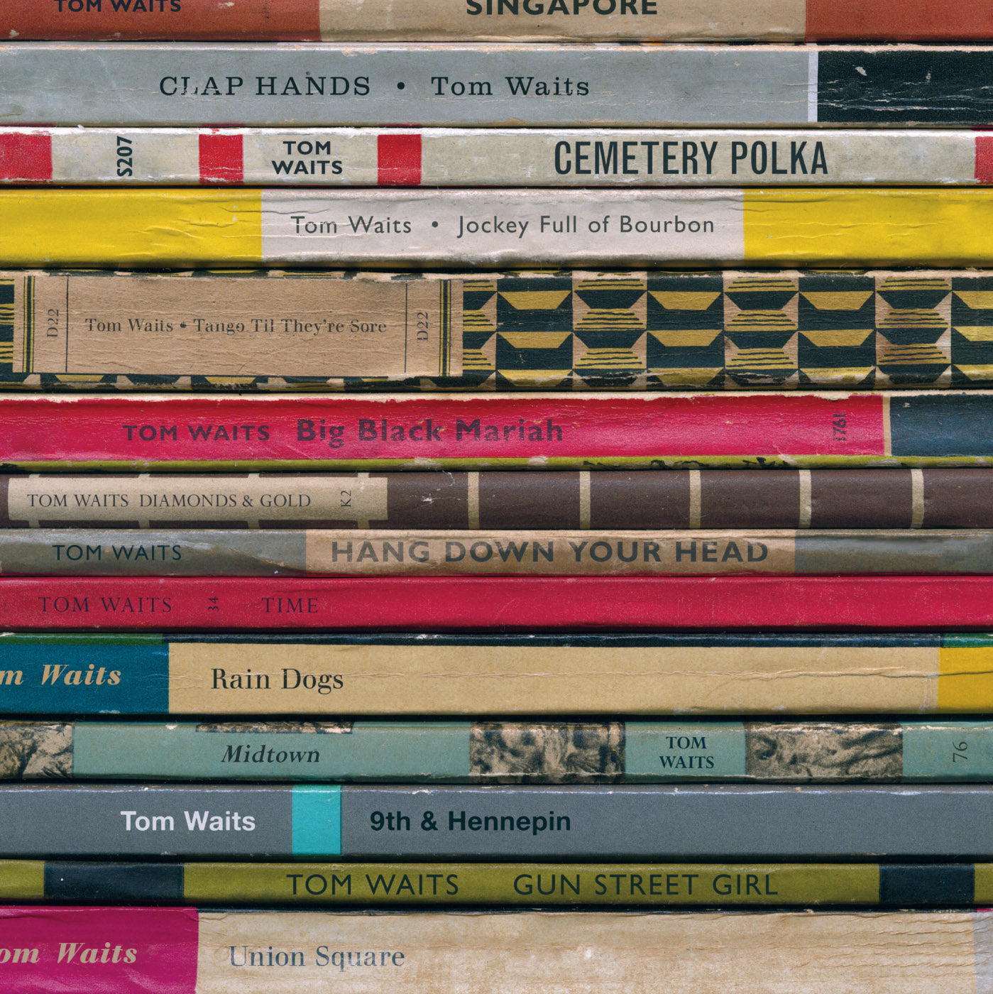 Tom Waits 'Rain Dogs' Album As Penguin Books Poster Print