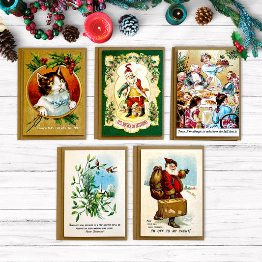 Funny Vintage Christmas Cards