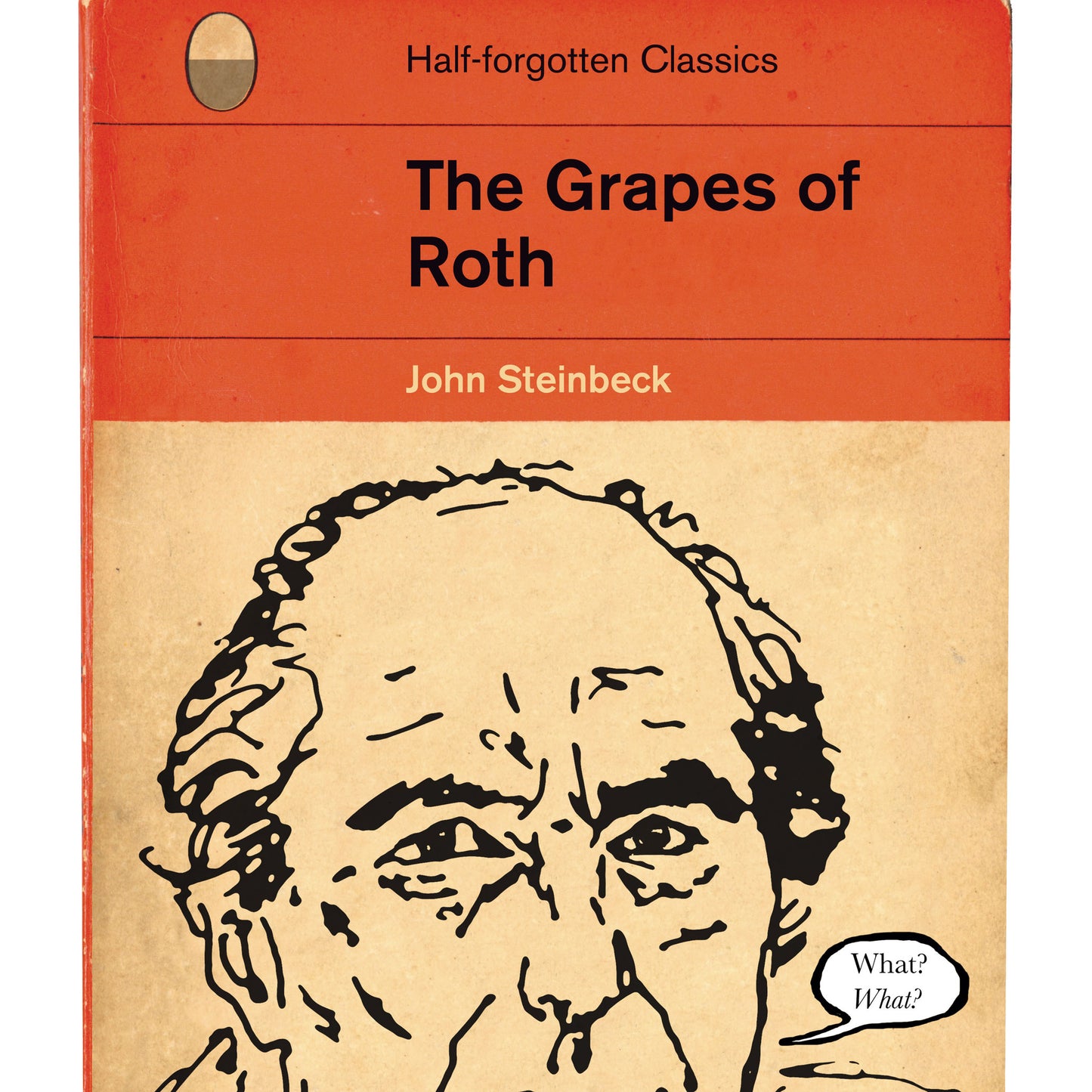 John Steinbeck 'The Grapes Of Wrath' Book Cover Poster Print