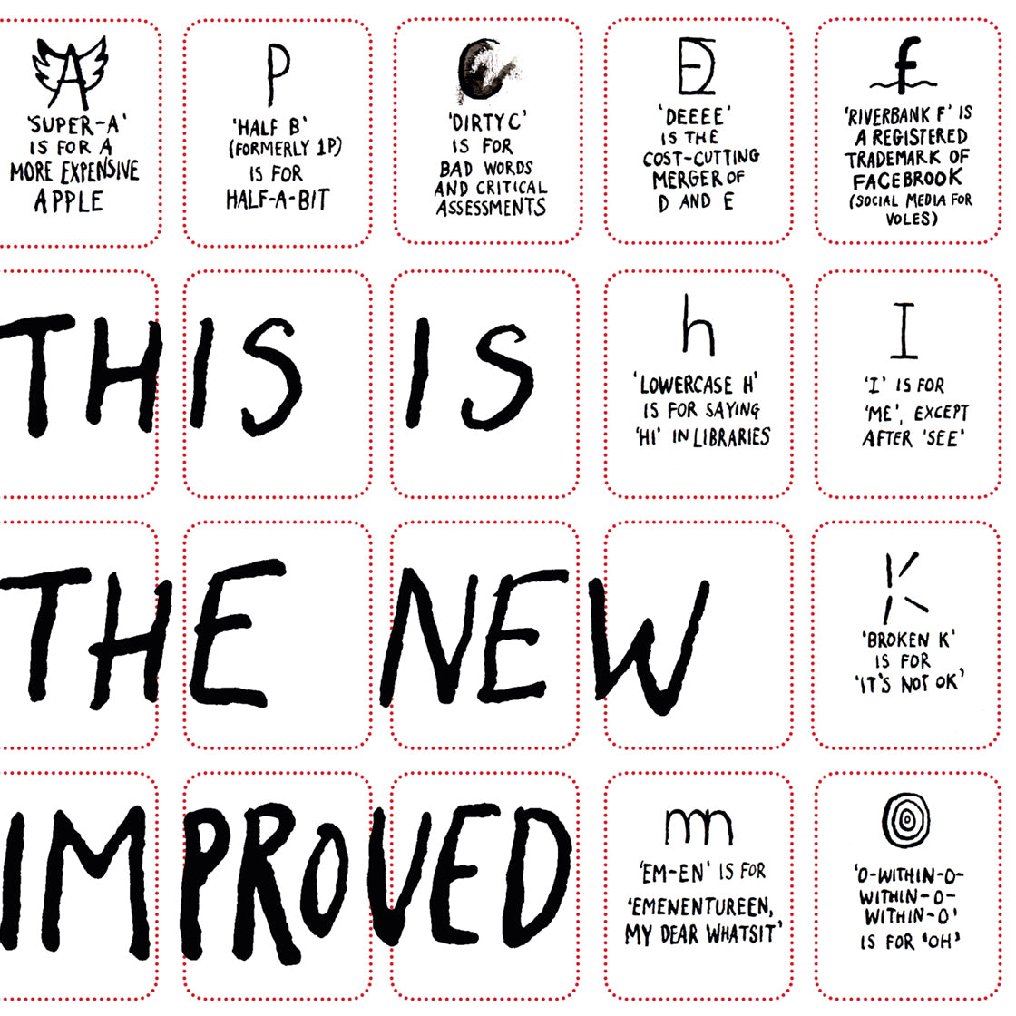 New Improved Alphabet Poster Print  Edit alt text