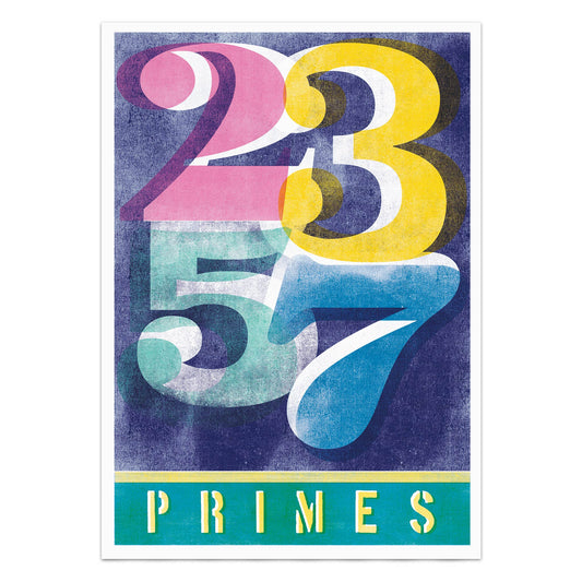 Prime Numbers Art Print