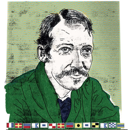 Robert Louis Stevenson Portrait Print
