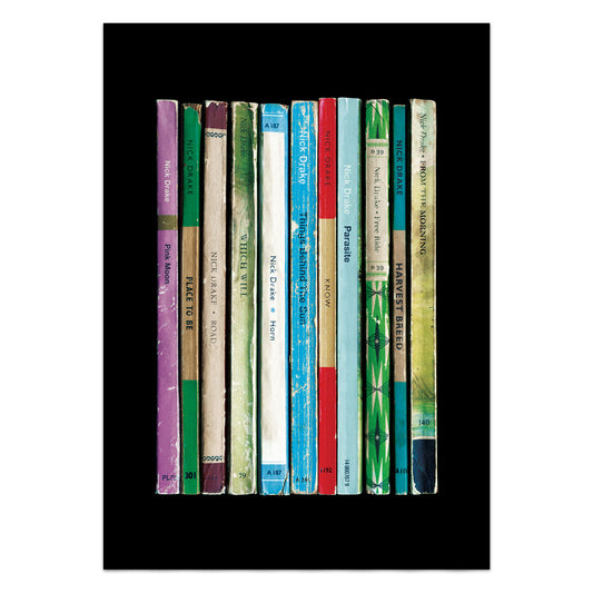 Nick Drake 'Pink Moon' Album As Penguin Books Poster Print