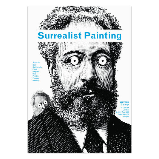 Surrealist Painting Exhibition Announcement Poster