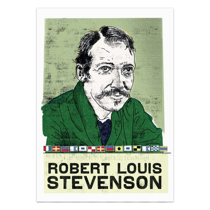 Robert Louis Stevenson Portrait Print