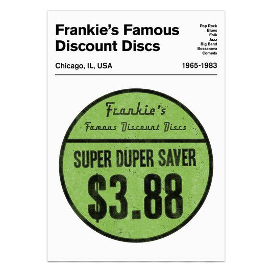 Famous discount discs poster