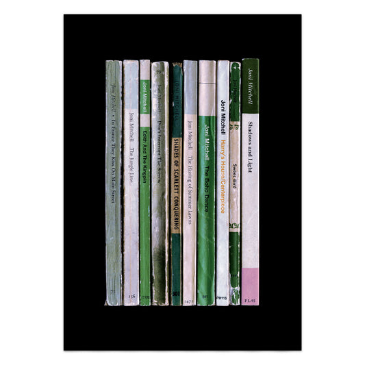 Joni Mitchell 'The Hissing Of Summer Lawns' Album As Penguin Books Poster Print