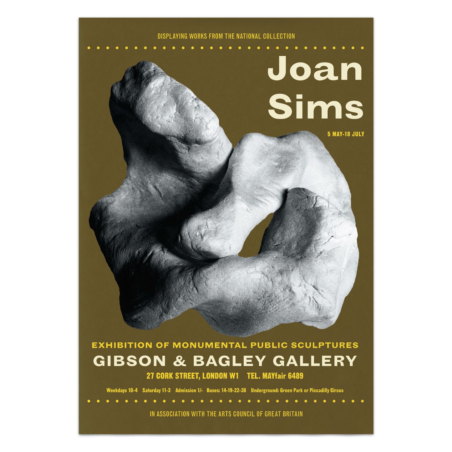 Joan Sims ('Carry On' Film Actor) Art Exhibition Poster