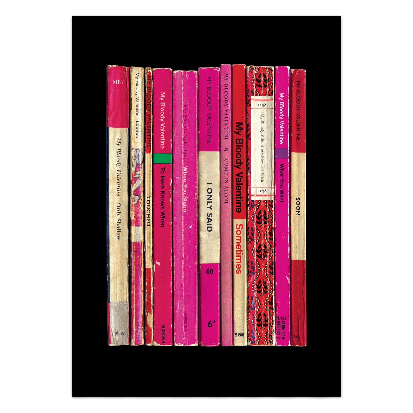 My Bloody Valentine 'Loveless' Album As Penguin Books Poster Print