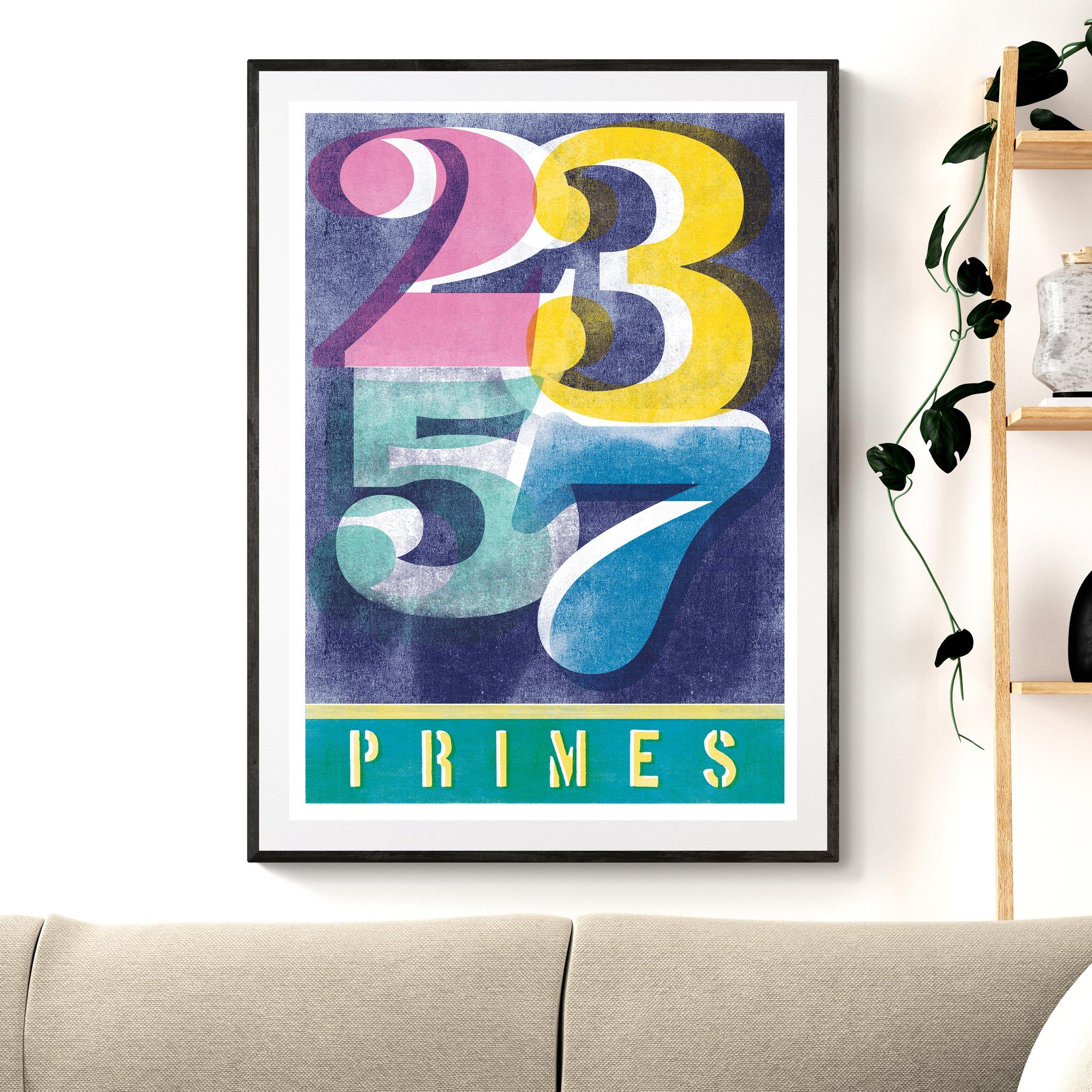Prin Num Prime Numbers Print by Standard Designs
